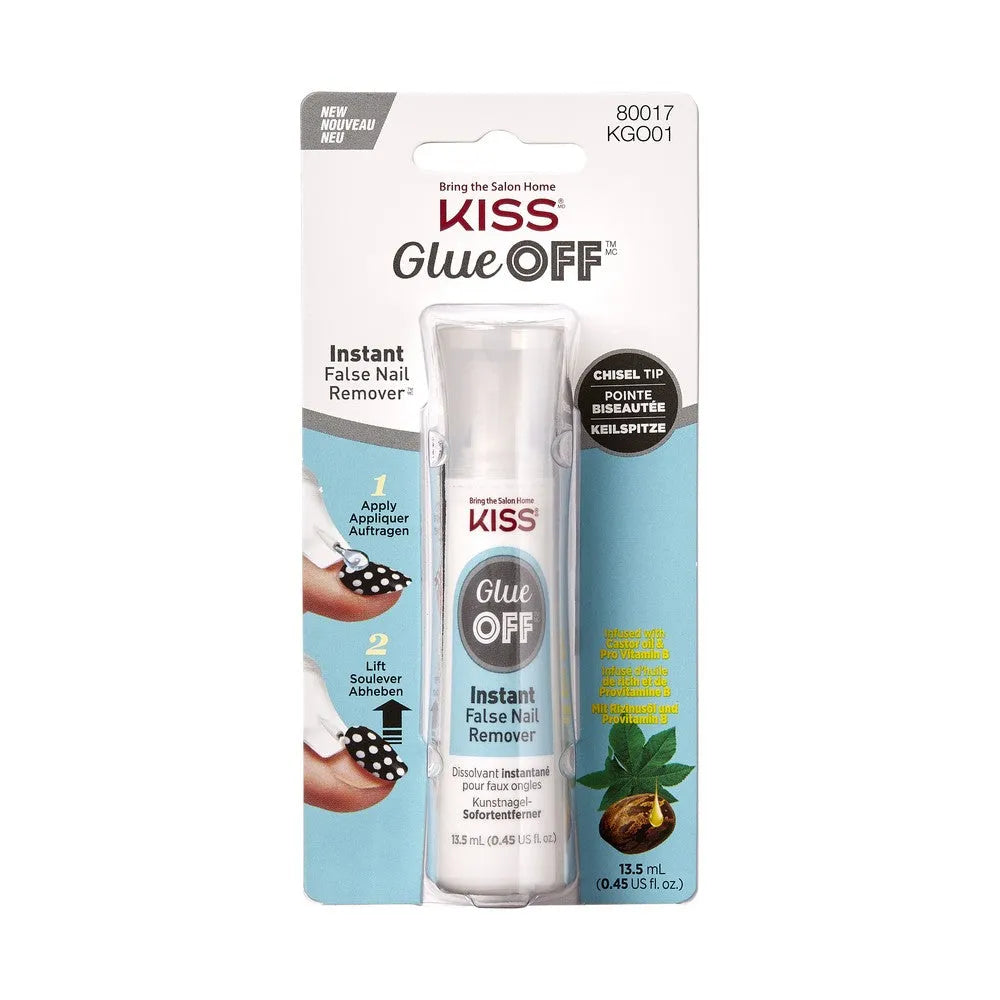KISS Glue Off Netinkamų Nagų Valiklis 13.5ml - Kosmetika