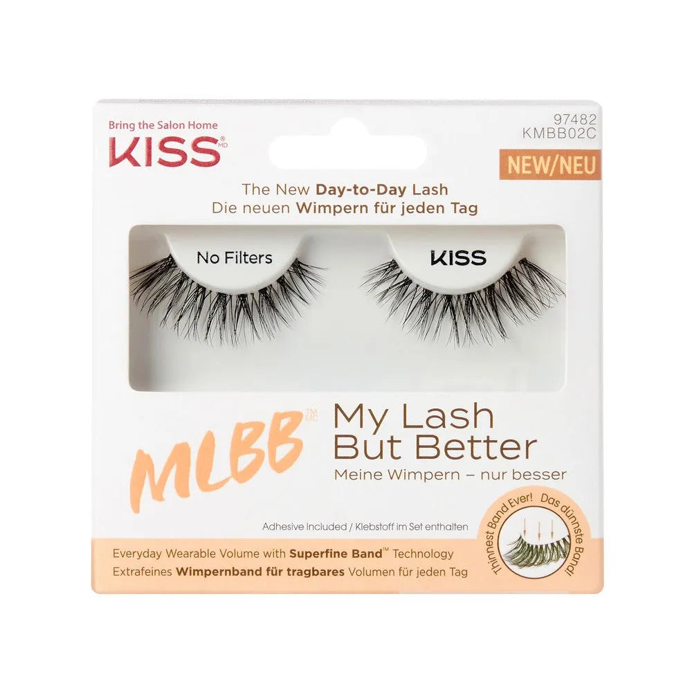 KISS My Lash But Better False Eyelashes - Be filtrų 1 pakuotė - Kosmetika