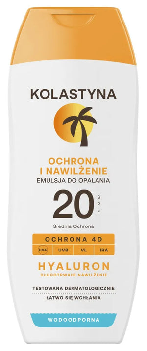 KOLASTYNA Protection and Hydration Sunscreen Emulsion SPF 20 200 ml - Kosmetika
