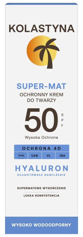 KOLASTYNA Super-Mat Face Cream SPF 50 ml - Kosmetika