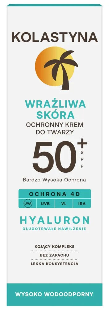 Kremas apsauginis veido odai jautriai SPF50 + 50 - Kosmetika