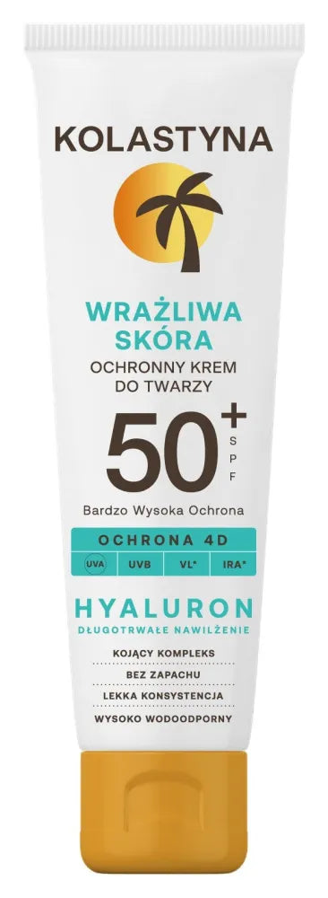 Kremas apsauginis veido odai jautriai SPF50 + 50 - Kosmetika