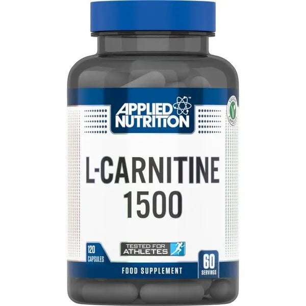 L-Carnitine 1500mg - 120 caps - Applied Nutrition - Sporto papildai