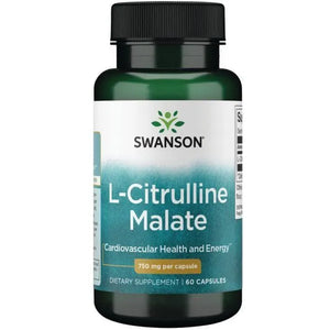 L-Citrulline Malate - 750 mg - N60 - L-citrulino - Swanson - Papildai