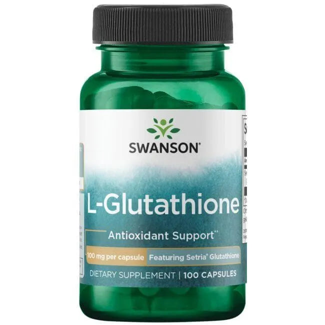 L-Glutathione - Featuring Setria Glutathione - 100 mg - N100 - Swanson - Papildai