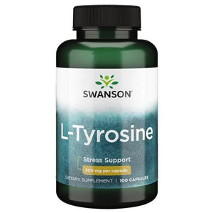 L-Tyrosine - L-tirozinas - 500 mg - N100 - Swanson - Papildai