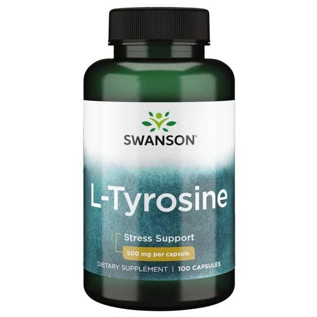 L-Tyrosine - L-tirozinas - 500 mg - N100 - Swanson - Papildai