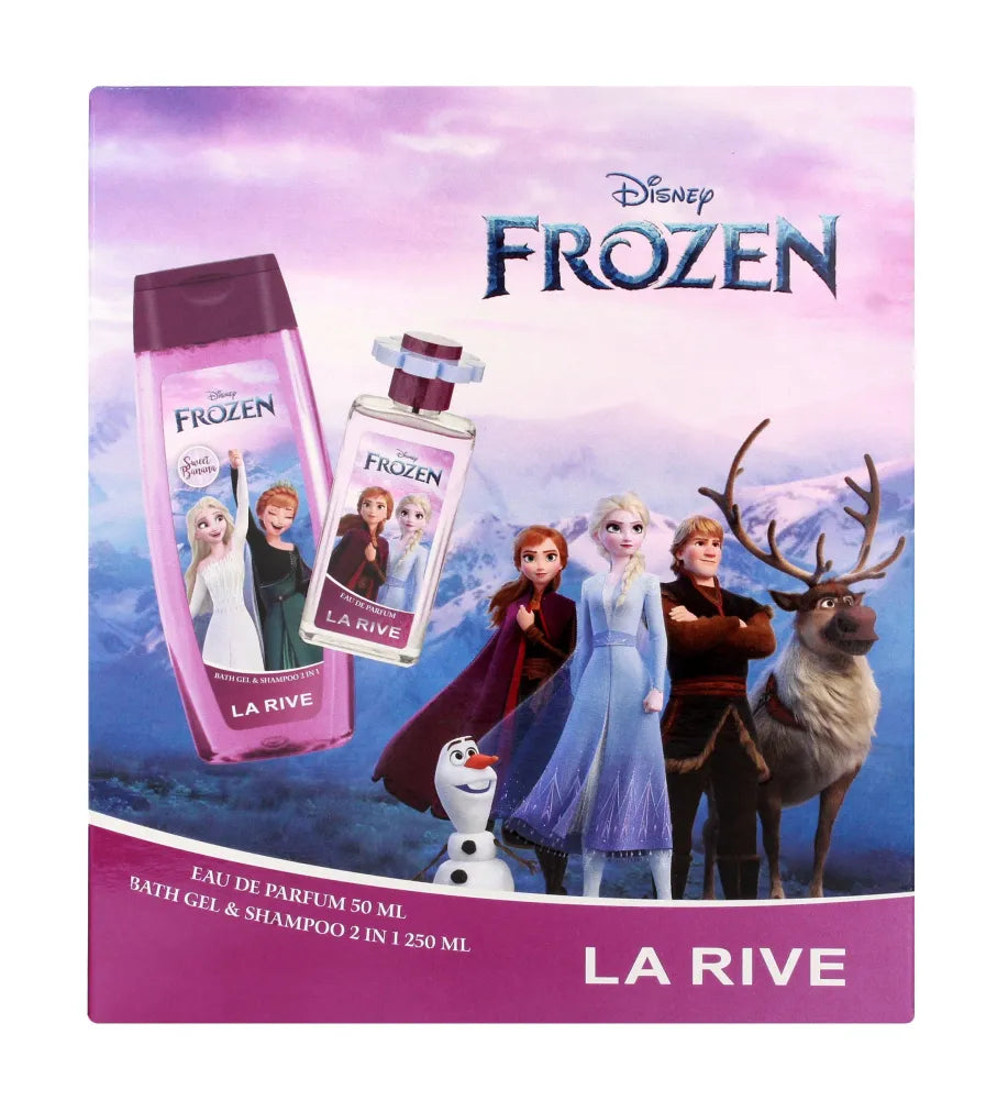 LA RIVE Disney Frozen II Gift Set (Eau de Parfum 50ml + Shower Gel and Shampoo 2-in-1 250ml) - Vaikui ir mamai