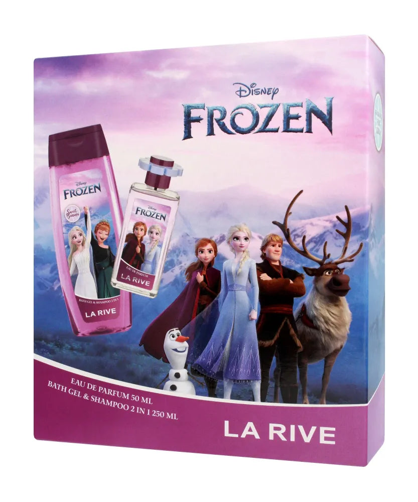 LA RIVE Disney Frozen II Gift Set (Eau de Parfum 50ml + Shower Gel and Shampoo 2-in-1 250ml) - Vaikui ir mamai