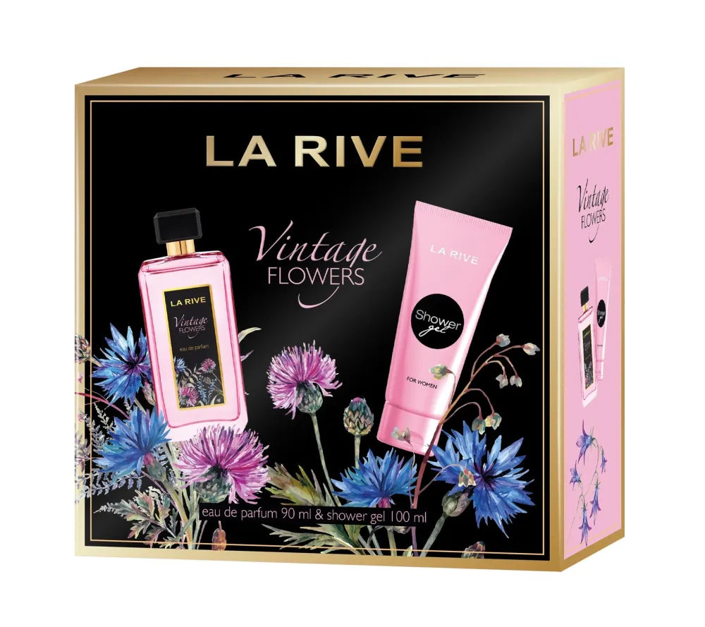 LA RIVE Vintage Flowers Set for Women Eau de Parfum 90 ml + Shower Gel 100 - Kosmetika