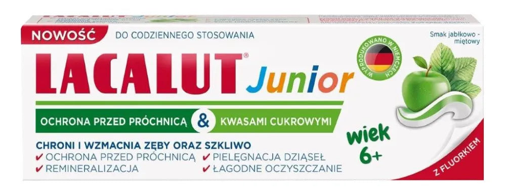 LACALUT Junior Dantų pasta vaikams nuo 6 metų 55ml - Kosmetika