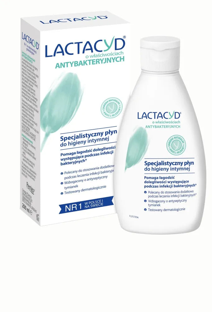 Lactacyd Specialist Intimate Hygiene Liquid - antibakterinis 200ml - Kosmetika