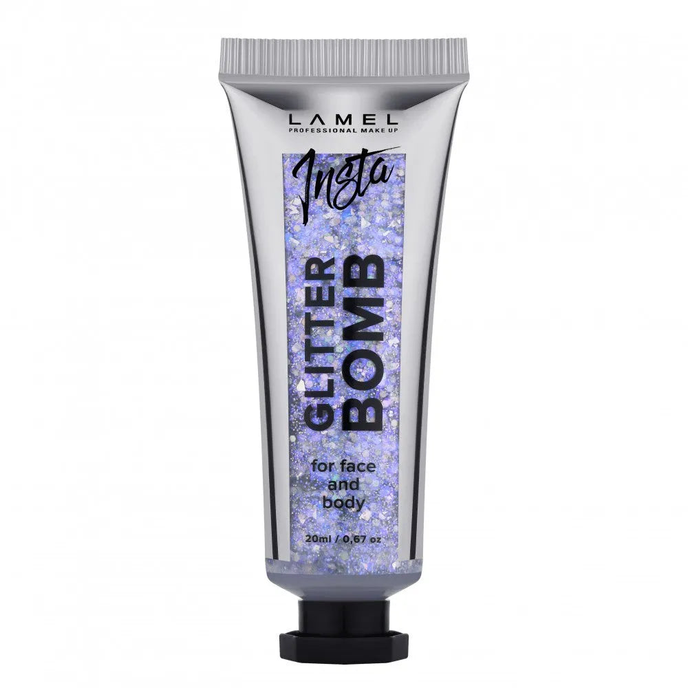 LAMEL Insta Glitter Bomb Gel Blizgučiai veidui ir kūnui Nr. 401 20 ml - Kosmetika