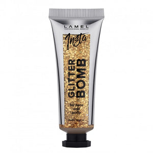 LAMEL Insta Glitter Gel Blizgučių bomba veidui ir kūnui nr. 402 20ml - Kosmetika