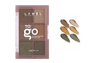 LAMEL OhMy Eyeshadow Palette To Go Nr. 403 6g - Kosmetika