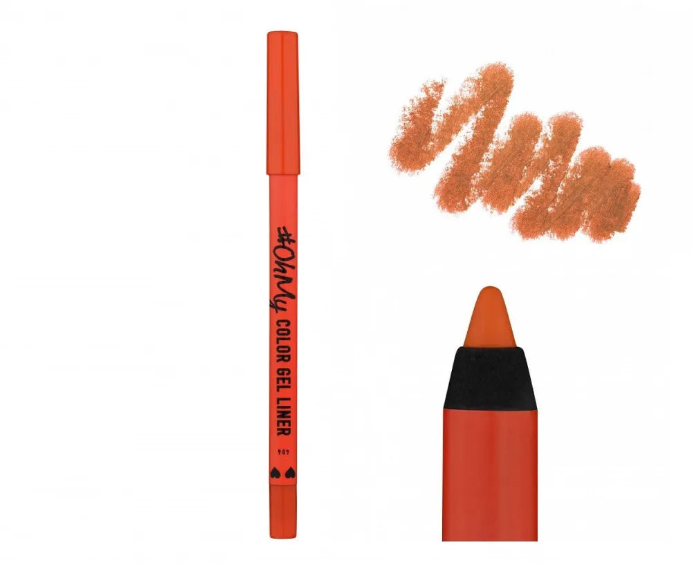 LAMEL OhMy Gel Pencil for Eyes Color Liner Nr. 406 - oranžinė 1.4g - Kosmetika