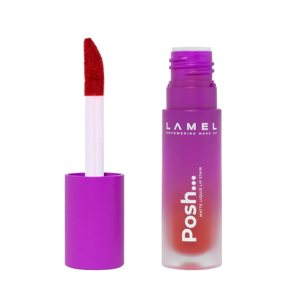LAMEL Posh Matt skysti lūpų dažai nr. 406 - Kosmetika