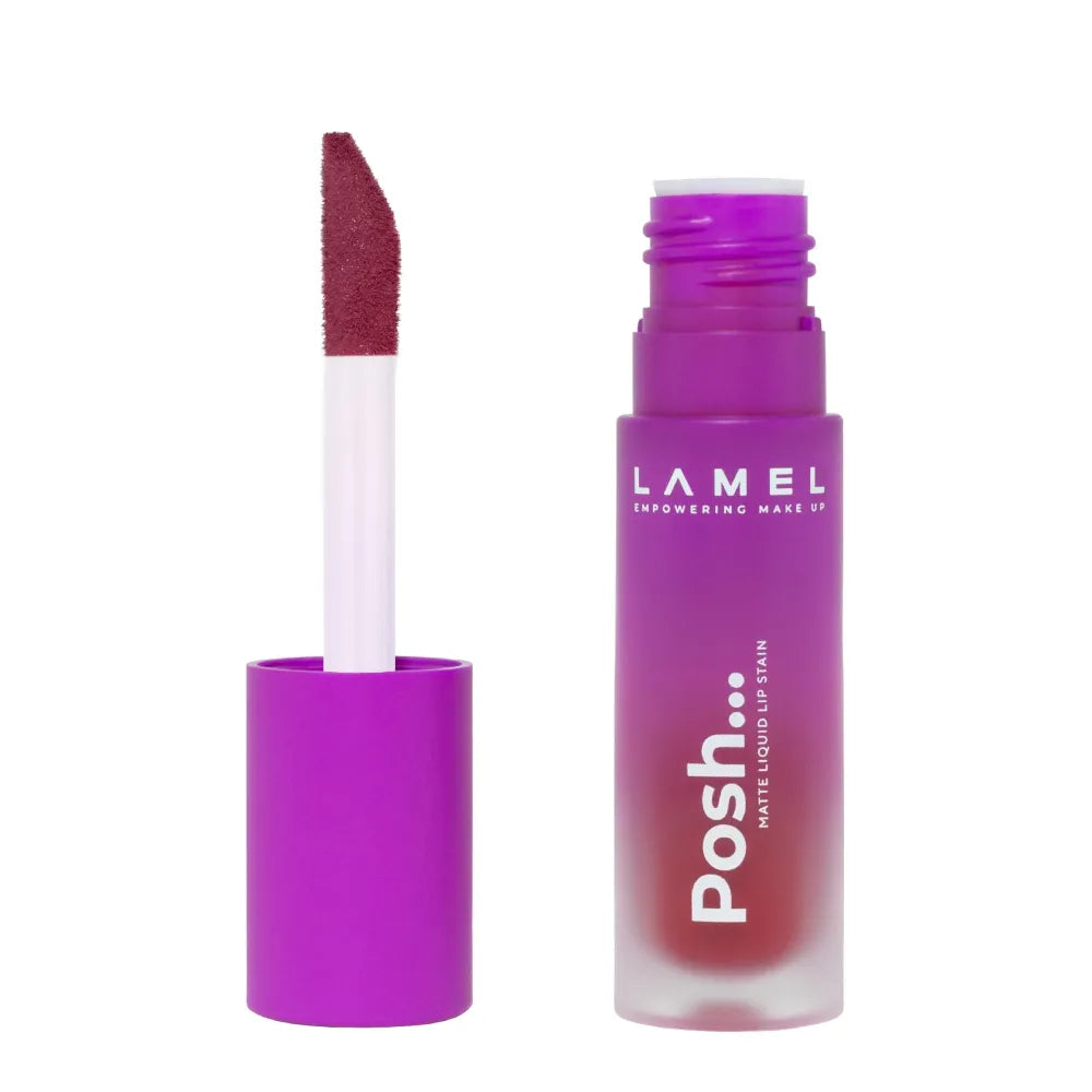 LAMEL Posh Matt skysti lūpų dažai nr. 408 - Kosmetika