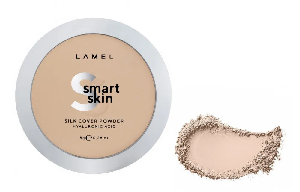 LAMEL Smart Skin Compact Powder for Face Silk Cover No. 402 8g - Kosmetika