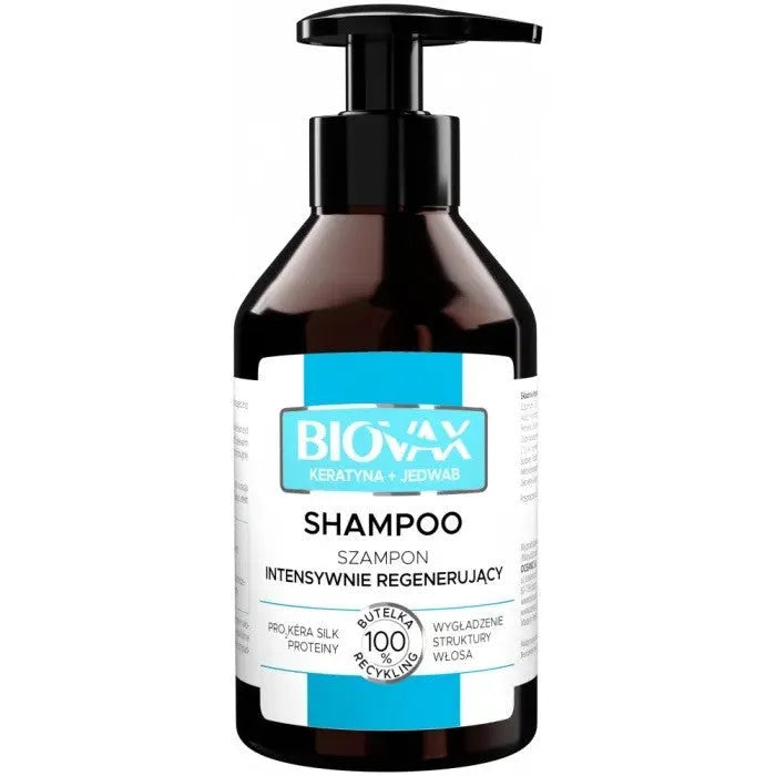 LB Biovax šampūnas Keratin+Šilkas 200ml - Kosmetika