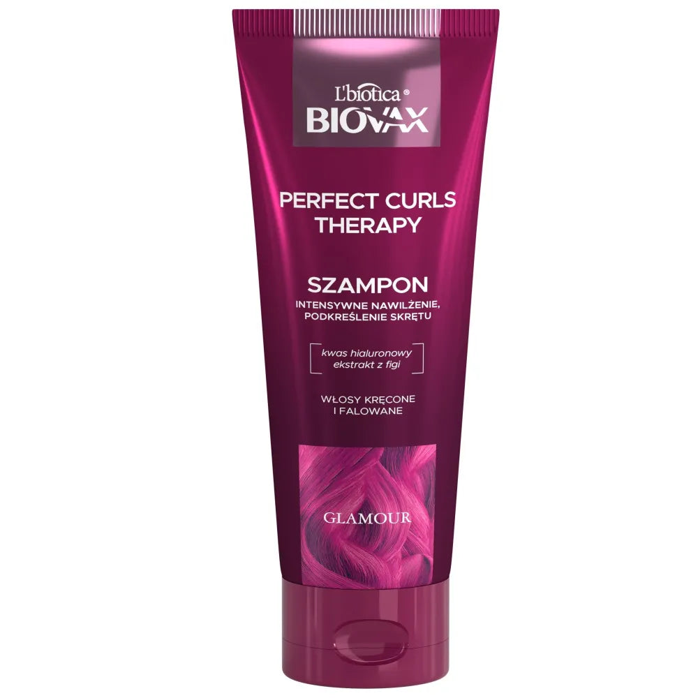 L’BIOTICA BIOVAX Glamour Intensyviai drėkinantis šampūnas Tobuli garbanos terapija - garbanotiems ir banguotiems