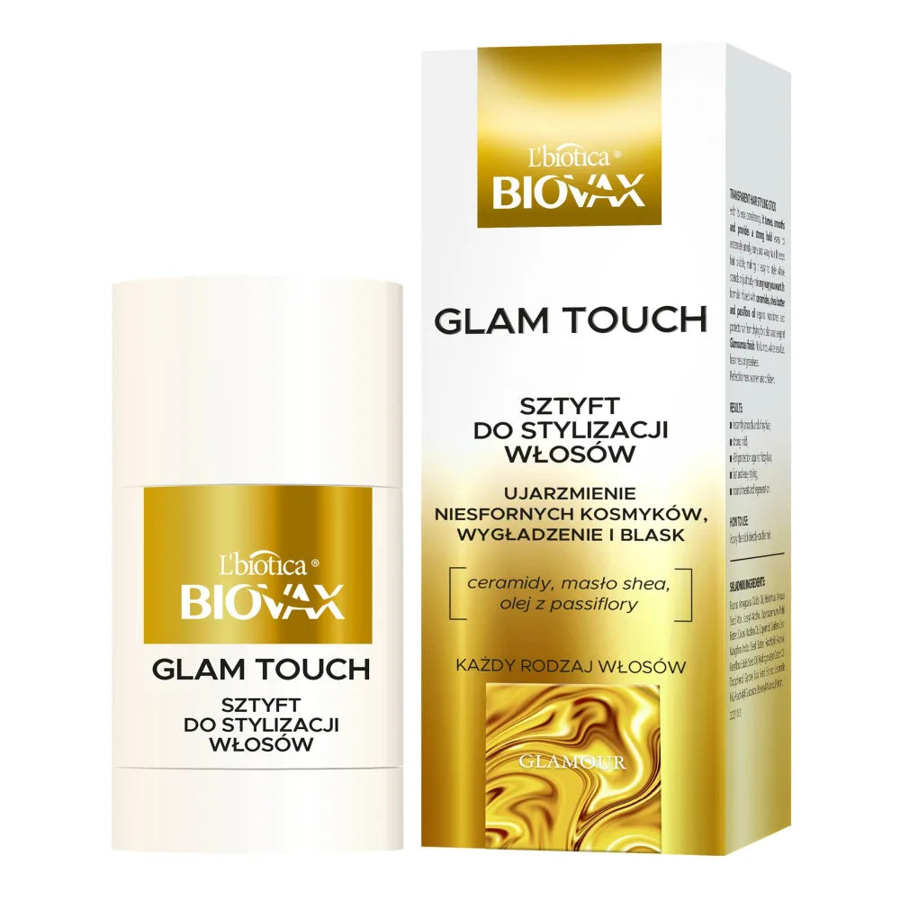L`BIOTICA Biovax Glamour Smoothing Stick Sušvelninimas 25 ml - Kosmetika