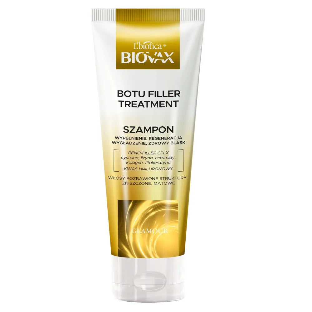 L`BIOTICA Biovax Glamour Užpildantis-Slydimo Šampūnas 200 ml - Kosmetika