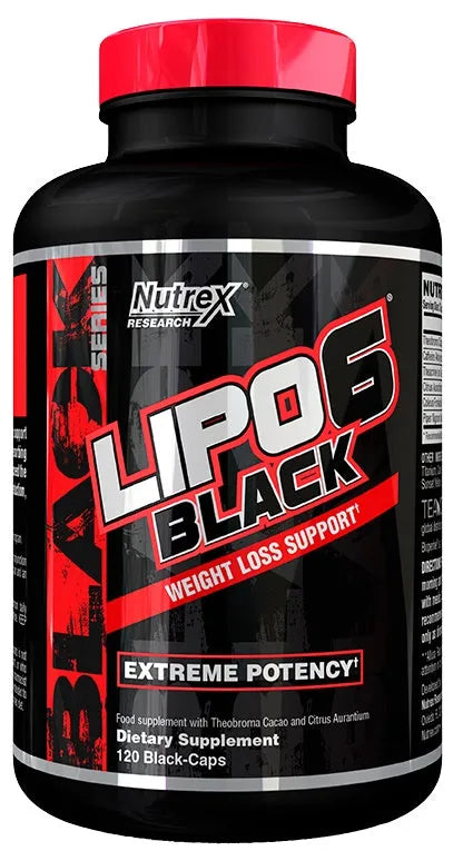 Lipo-6 Black - 120 liquid caps - Nutrex - Sporto papildai