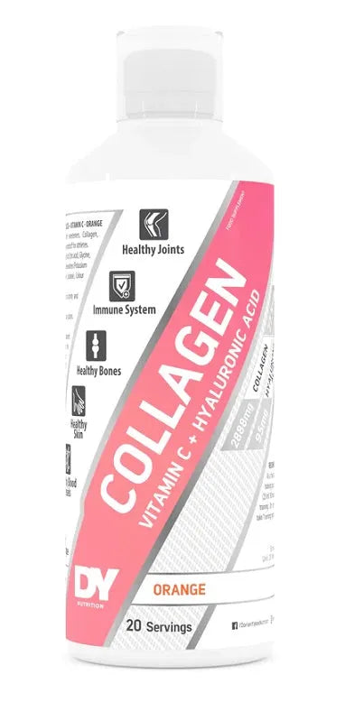 Liquid Collagen + Vitamin C + Hyaluronic acid Orange - 500 ml - Dorian Yates - Sporto papildai