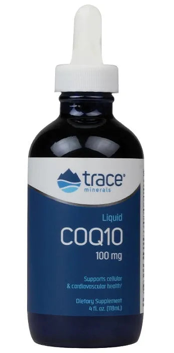 Liquid CoQ10 100mg - 118 ml - Trace Minerals - Papildai