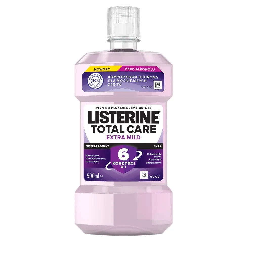 LISTERINE Burnos skalavimo skystis Total Care - Extra Mild 500 ml - Kosmetika
