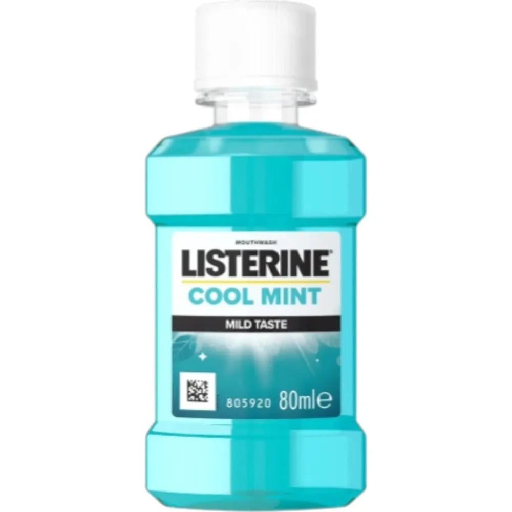 LISTERINE Cool Mint Mild Taste Mouthwash 80 ml - Kosmetika
