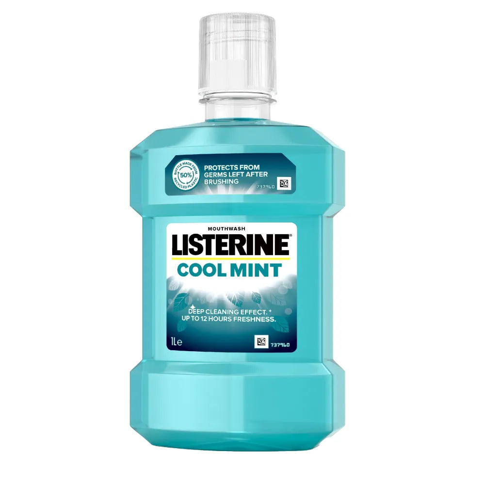 Listerine Cool Mint Mouthwash 1L - Kosmetika