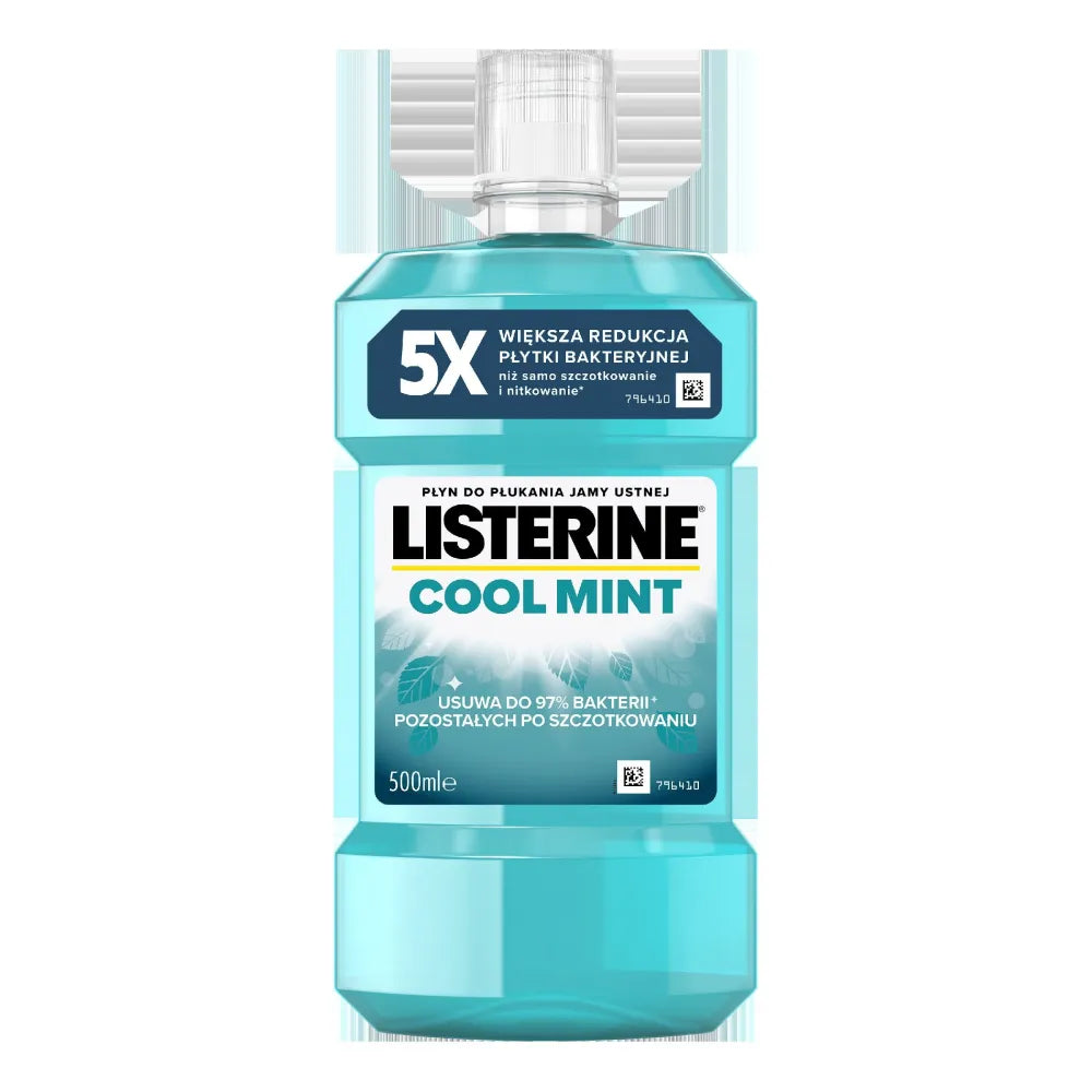 LISTERINE Cool Mint Mouthwash 500 ml burnos skalavimo skystis - Kosmetika