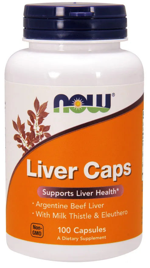Liver Caps - 100 - NOW Foods - Papildai