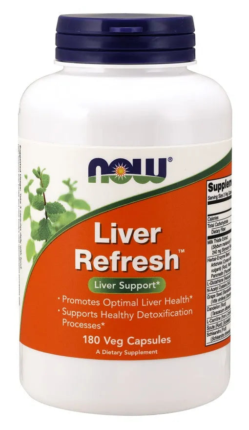 Liver Refresh - 180 vcaps - NOW Foods - Papildai