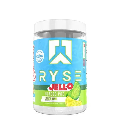 Loaded Pre Jell-O Lemon Lime - 390g - RYSE - Sporto papildai