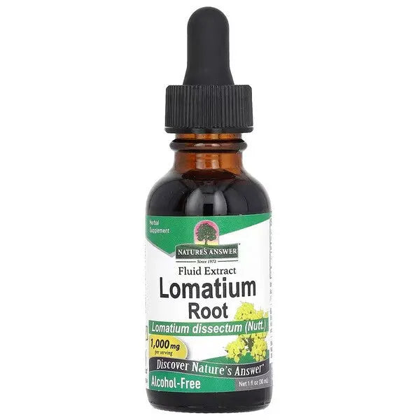 Lomatium Root 1000mg - 30 ml - Nature’s Answer - Papildai
