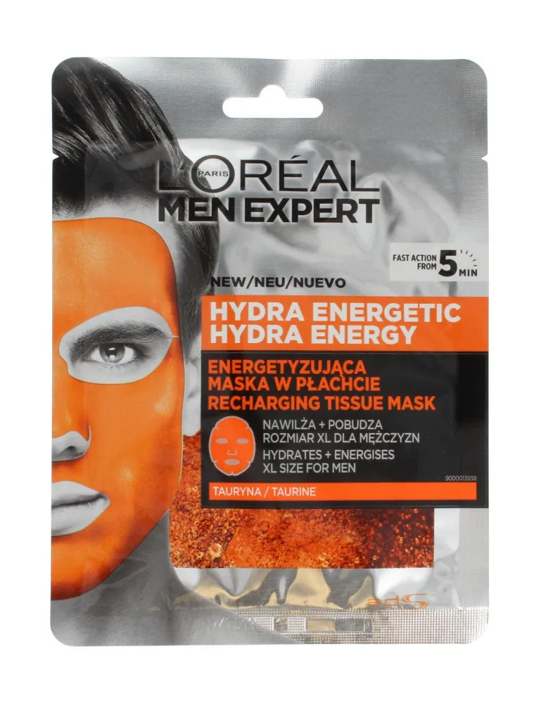 LOR DERMO MEN Kaukė Hydra Energetic - Kosmetika