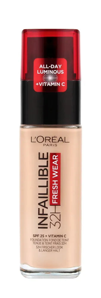 Loreal Infallible 24H Fresh Wear Foundation Nr. 220 Sable Sand 30ml - Kosmetika