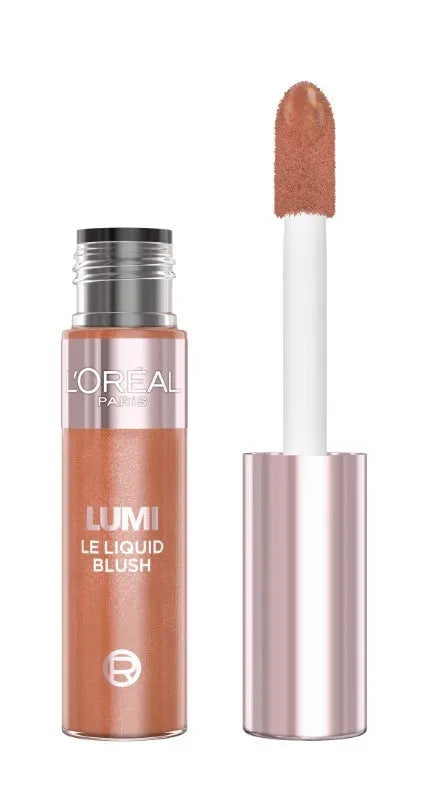 LOREAL Lumi Le Liquid Blush 627 Glowy Warm Peach 10ml - Kosmetika