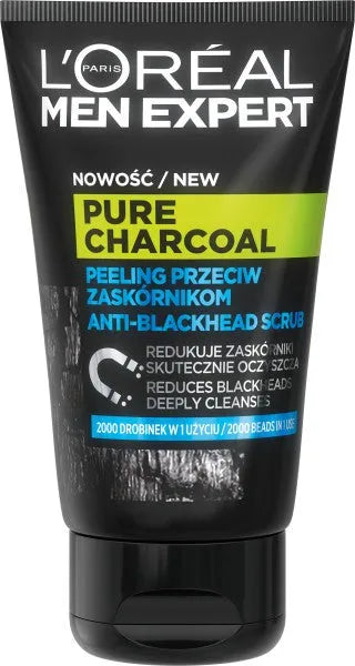 Loreal Men Expert Pure Charcoal Peeling prieš juodas dėmes 100ml - Kosmetika