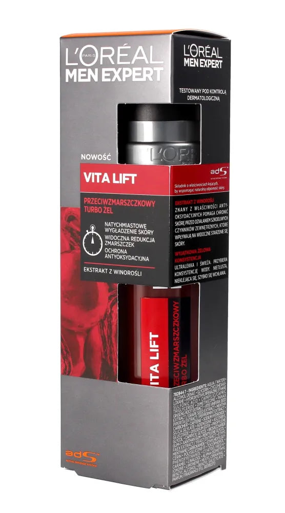 Loreal Men Expert Vita Lift Turbo Anti-wrinkle gel 50ml - Kosmetika