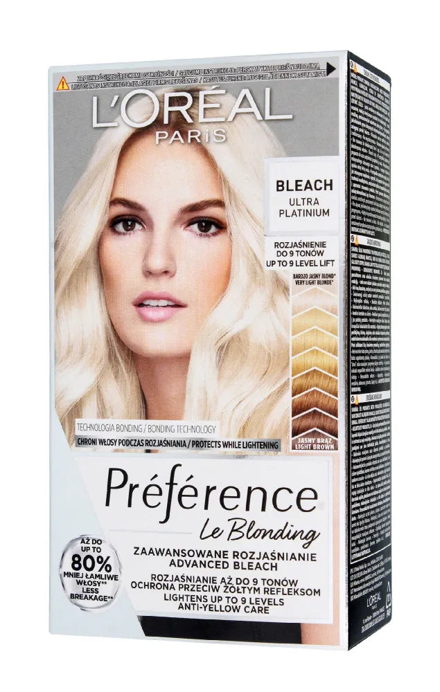 LOREAL Preference Plaukų spalva Ultra Platinum Baliklis 1 vnt. - Kosmetika
