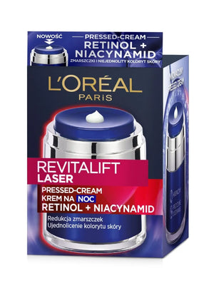 Loreal REVITALIFT LASER Naktinis kremas raukšlių mažinimui 50ml - Kosmetika