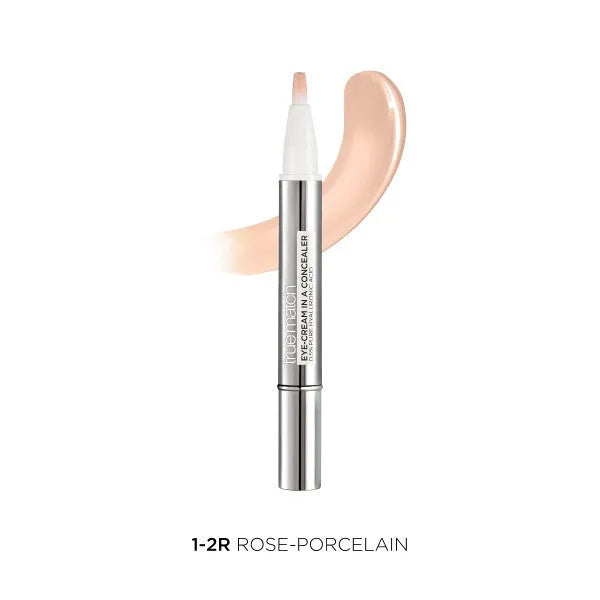 LOREAL True Match Eye Cream-Concealer Nr. 1-2R Rožinė-Porcelianas 2ml - Kosmetika