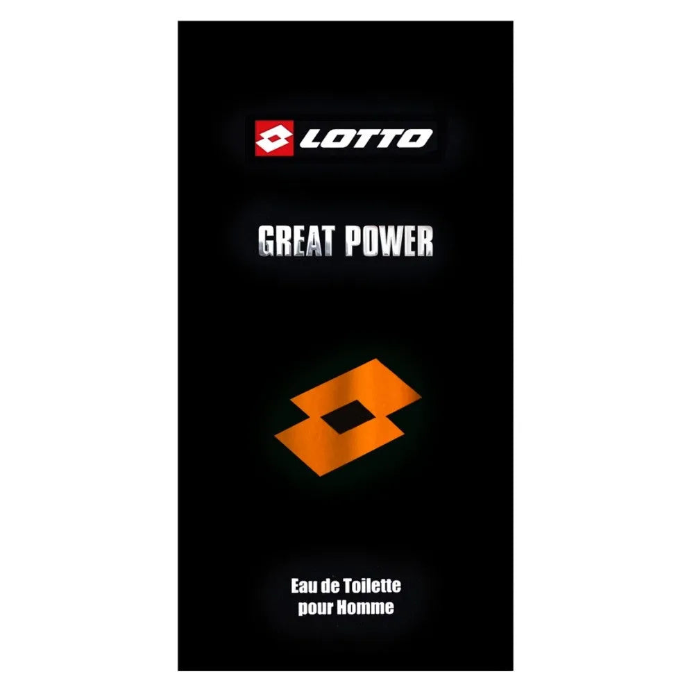 LOTTO Great Power Eau de Toilette vyrams 100ml - Kosmetika