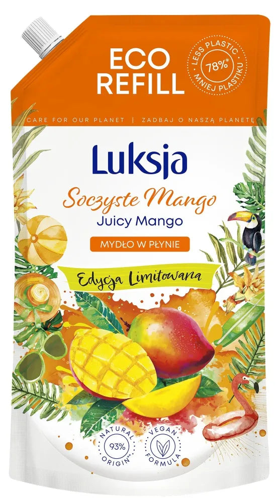 LUKSJA Creamy & Soft Skystas Muilas - Mangas 900 ml - Kosmetika