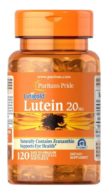 Lutein 20mg - 120 softgels - Puritan’s Pride - Papildai