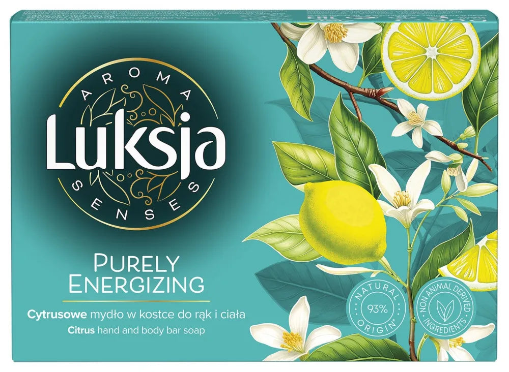 LUXIA Aroma Senses Purely Energizing Citrus hand and body bar soap 90 g - Higiena